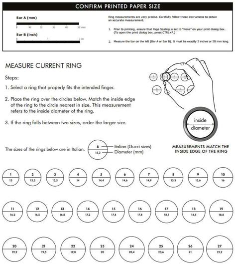 size 12 gucci ring|Ring & Bracelet Size Guide & Chart .